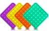 4xJucarie Senzoriala, Antistres, Interactiva, Pop It, Bubble,Forma Patrata/ Pachet Promo