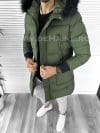 Geaca barbati groasa kaki de iarna 5040