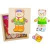 Joc de potrivire BigJigs Toys – Doamna Urs