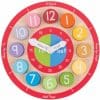 Ceas Colorat din Lemn BigJigs Toys