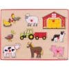 Puzzle din Lemn BigJigs Toys Ferma