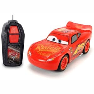 Masina Cars Dickie Toys 3 Single-Drive Lightning McQueen cu Telecomanda