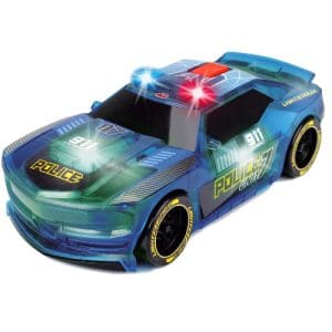 Masina de Politie Dickie Toys cu Sunete si Lumini Albastra