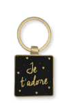 Breloc-Porte Cles Color Chic-Je t’adore | Kiub