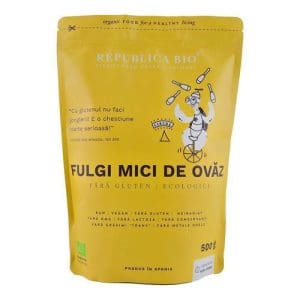 Fulgi Mici de Ovăz Fără Gluten, 500g ECO| Republica BIO