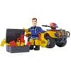 Set ATV Fireman Sam Simba cu Figurina Sam si Accesorii