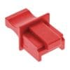 Set 100 buc protectie impotriva prafului pentru RJ45 Rosu, InLine IL59942K