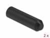Set 2 buc capace termocontractabile pentru sigilarea cablurilor 70 x 16 mm Negru, Delock 19762