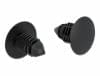 Set 10 bucati cleme pentru acoperirea gaurilor – 7mm Negre, Delock 60187
