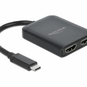 Adaptor USB-C (DP Alt Mode) la 2 x HDMI MST / VXP, Delock 87755