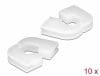 Set 10 buc protectie cabluri dreptunghiular – diametru 4.6 x 4.6 mm Natural, Delock 60254