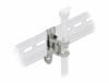 Clema pentru cablu diametru 3 – 8 mm cu montare pe sina DIN, Delock 66440