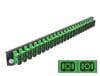 Panou 19″ pentru carcasa 24 porturi SC Duplex OS2 verde, Delock 43364
