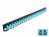 Panou 19″ pentru carcasa 24 porturi LC Duplex OM3 aqua, Delock 43360