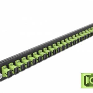 Panou 19″ pentru carcasa 24 porturi SC Simplex OM5 limegreen, Delock 43356