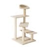 Ansamblu de joaca pentru Pisici PawHut pe mai multe niveluri cu Stalp de zgariat din Sisal, 50x50x100cm | Aosom RO