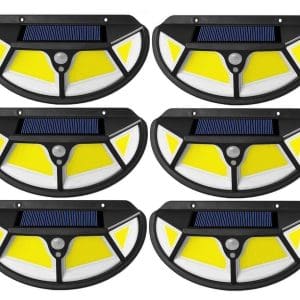 6 x Lampa solara SH -122 LED COB cu senzor de miscare si lumina 3 moduri ILUMINARE