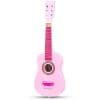 Chitara Acustica New Classic Toys din Lemn60 cm Roz