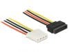 Cablu de alimentare SATA la Molex T-M 30cm, Delock 60139