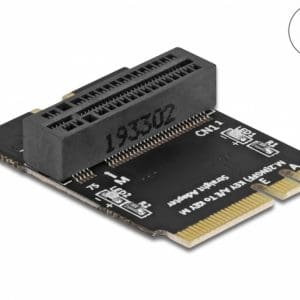 Adaptor M.2 key A+E male la key M unghi 90 grade, Delock 64137
