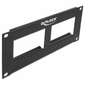 Panou 10″ Easy 45 cut-out 2U Negru, Delock 81379