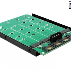Convertor 4 x SATA 7 Pini la 4 x M.2 NGFF, Delock 62554