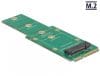 Adaptor M.2 NGFF la mSATA, Delock 62592