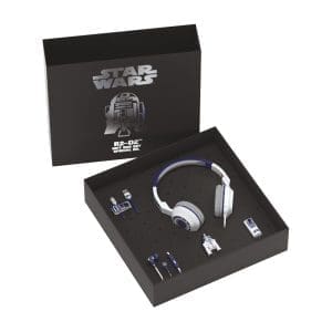 Cutie cadou – cablu Micro USB, casti, incarcator auto și unitate flash USB de 16 GB – Star Wars | MAIKII