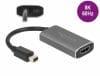 Adaptor mini DisplayPort 1.4 la HDMI 8K60Hz cu HDR T-M, Delock 63200