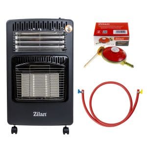 Soba mobila pe gaz GPL si electrica, aprindere piezo-electrica, demontabila, bonus kit de alimentare / ZLN 8465D