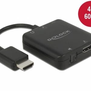 Extractor audio HDMI 4K60Hz cu HDR, Delock 63333