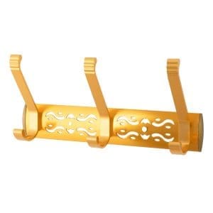 Cuier baie , cu trei brate, gold, Angel Genesis