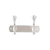 Cuier baie , cu doua brate, inox