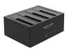 Docking Station USB 3.1-C pentru 4 x HDD/SSD SATA 2.5″+3.5″, Delock 63930