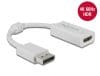 Adaptor Displayport 1.4 la HDMI (DP Alt Mode) 4K 60Hz cu HDR T-M Alb, Delock 63936