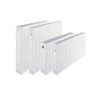 Calorifer (radiator) alb din otel KOPH, tip 11, 600×500 mm, 460W, accesorii incluse