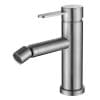 Baterie bideu inox ,CasaBlanca STEEL ,cu ventil automat de scurgere,racorduri 50 cm