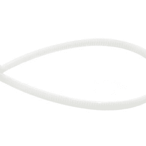 Coliere din plastic alb – 200×2.5mm UV 100 bucati, GEKO G17144