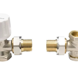 Set robineti radiator tur/retur 1/2″MF