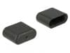 Protectie impotriva prafului pentru conector USB-C tata set 10 buc, Delock 64008