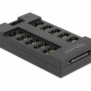 HUB RGB pentru 10 ventilatoare ARGB LED, Delock 64128