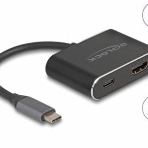 Adaptor USB type C la HDMI (DP Alt Mode) 8K HDR + PD 100W, Delock 64199