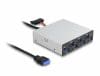 Front panel 3.5″ la 7 x USB 3.0-A, Delock 64207
