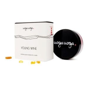 Young Wine: Blush pulbere natural, vegan cu chihlimbar | Uoga Uoga
