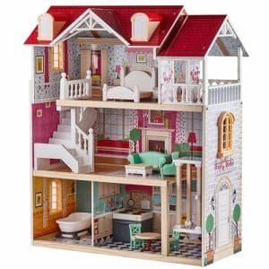 Casuta din Lemn Topbright pentru Papusi In Vacanta