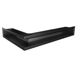 Grila Semineu Pe Colt LUFT 9x40x80 Negru