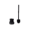 Perie din silicon pentru WC cu suport rotund – Negru SMR Professional