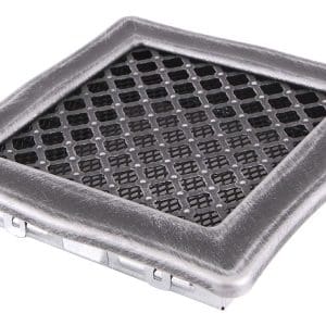 Grila Semineu DECO 16 X 16cm Argintiu Patinat