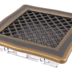 Grila Semineu DECO 16 X 16cm Auriu Patinat