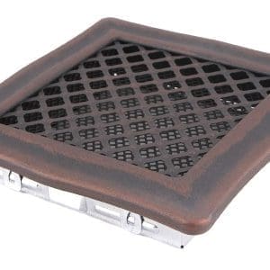 Grila Semineu DECO 16 X 16cm Cupru Patinat